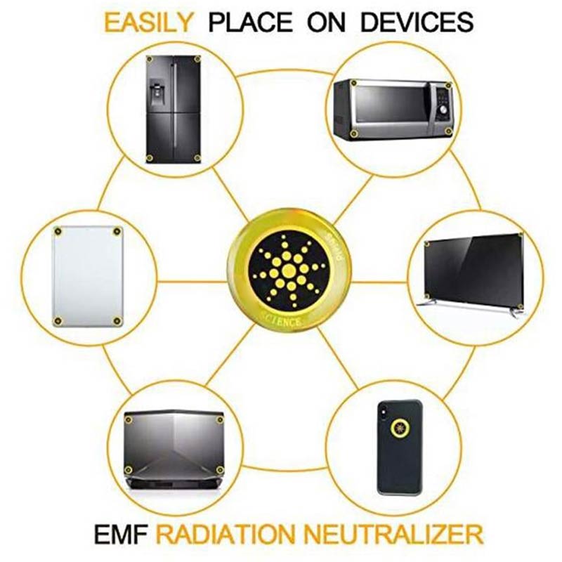 Anti-Radiation EMF Blocker Sticker for Cell Phones and Electronics