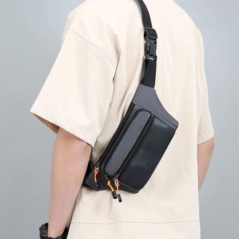 Multifunctional Bag with 4 Zipper Compartments