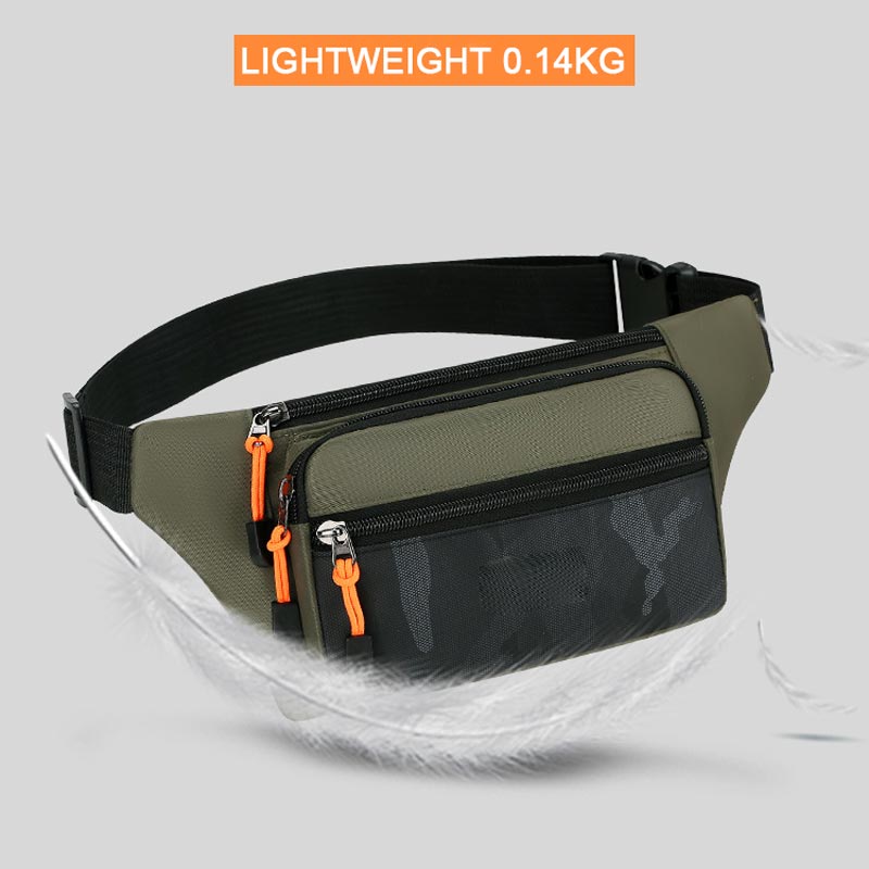 Multifunctional Bag with 4 Zipper Compartments