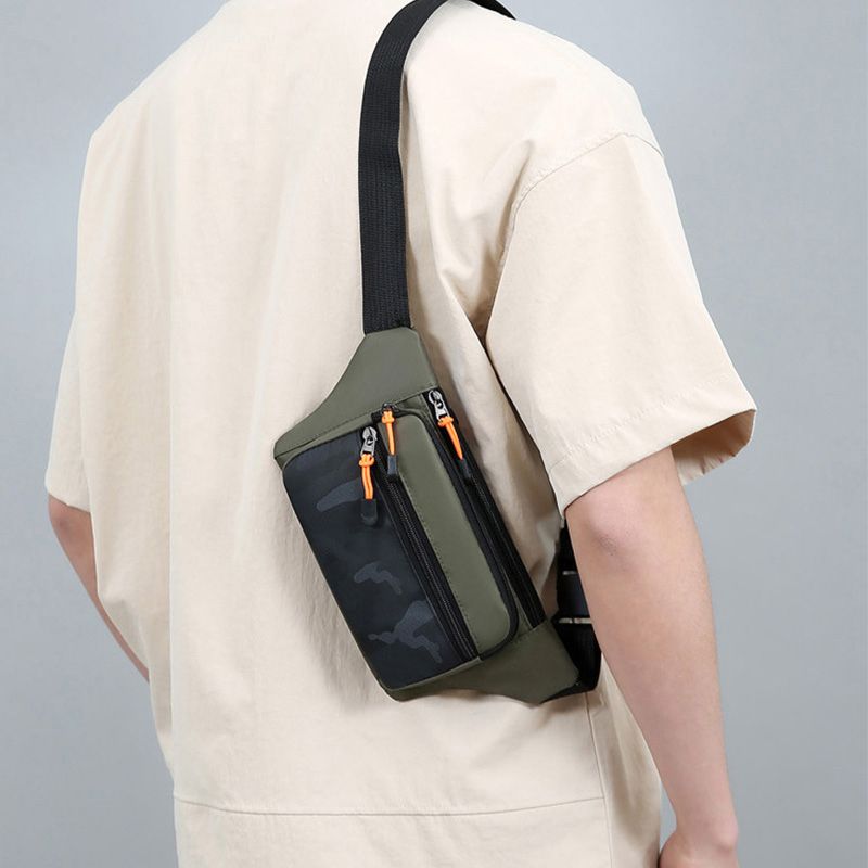 Multifunctional Bag with 4 Zipper Compartments