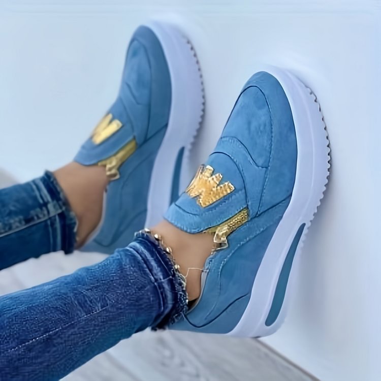 🔥2025 Hot Sale🔥👍Women's Casual Platform Slip-on Orthopedic Sneakers👞