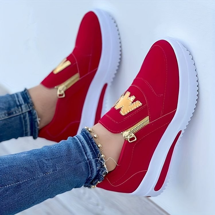 🔥2025 Hot Sale🔥👍Women's Casual Platform Slip-on Orthopedic Sneakers👞