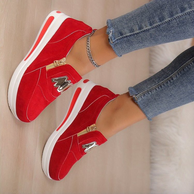 🔥2025 Hot Sale🔥👍Women's Casual Platform Slip-on Orthopedic Sneakers👞