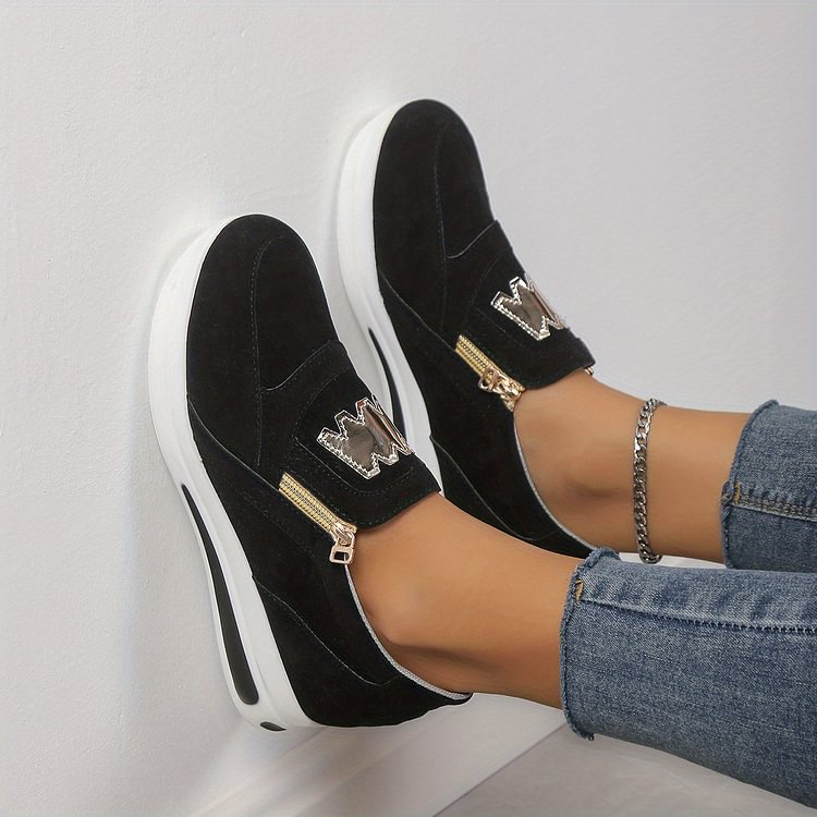 🔥2025 Hot Sale🔥👍Women's Casual Platform Slip-on Orthopedic Sneakers👞
