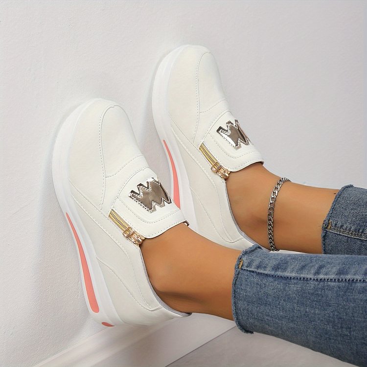🔥2025 Hot Sale🔥👍Women's Casual Platform Slip-on Orthopedic Sneakers👞