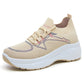 Women's Lace-Up Knit Sneakers