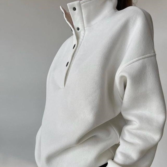 ❄️Winter-Specials❄️Women's Button Sweatshirt & Sweatpants (2-Piece Set)