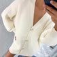 Women’s Casual Loose V-neck Button Knitted Cardigan