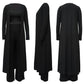 Women’s Stretch Knitted Tank Top High-waist Leggings and Long Cardigan 3-piece Set