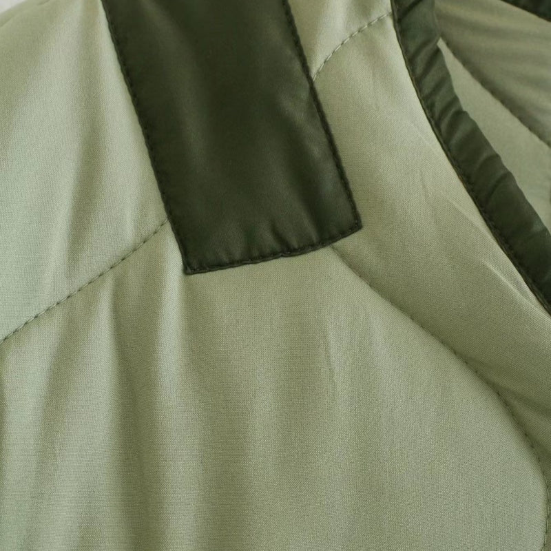 ✨Get 50% off💖Thick Diamond Pattern Curved Hem Jacket