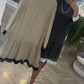💖Women’s Elegant Round-neck Long-sleeve Polka Dot Dress
