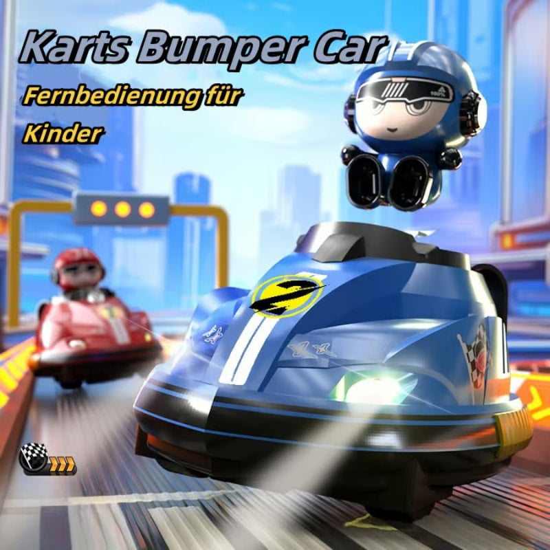 🔥 Hot sale 🔥Cartoon Remote Control Bumper Cars for Kids
