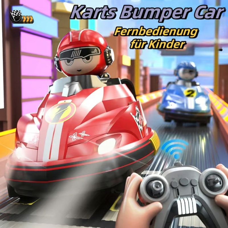 🔥 Hot sale 🔥Cartoon Remote Control Bumper Cars for Kids