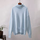 Women's Casual Solid Color Turtleneck Sweater