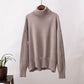 Women's Casual Solid Color Turtleneck Sweater