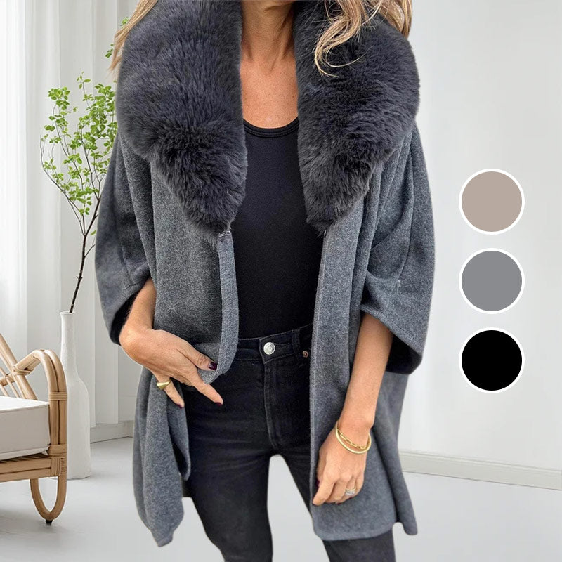 💖Limited Sale 50% OFF💖 Women's Faux Fur Collar Puffer Coat