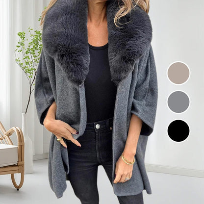 💖Limited Sale 50% OFF💖 Women's Faux Fur Collar Puffer Coat