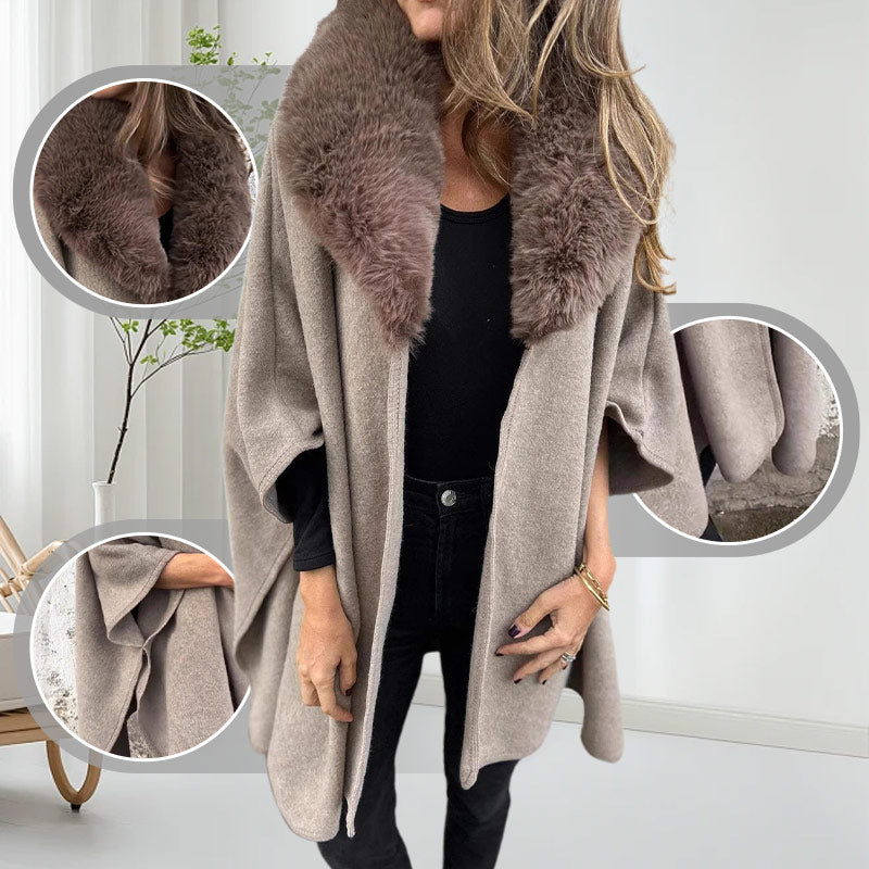 💖Limited Sale 50% OFF💖 Women's Faux Fur Collar Puffer Coat