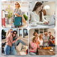Women's Cozy Oversized Knit Sweater with Bow Pattern