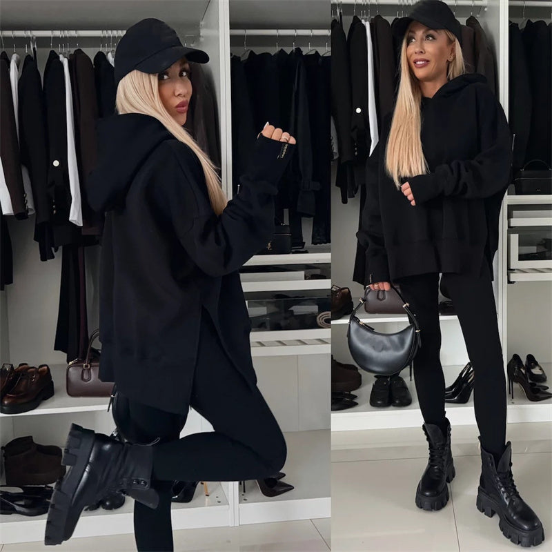 Autumn/Winter Special 49% off💓 Women's Oversized Hoodie and Leggings Set