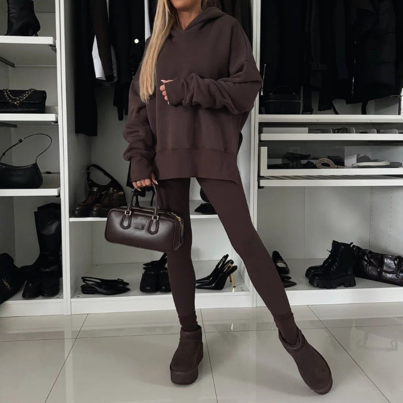 Autumn/Winter Special 49% off💓 Women's Oversized Hoodie and Leggings Set