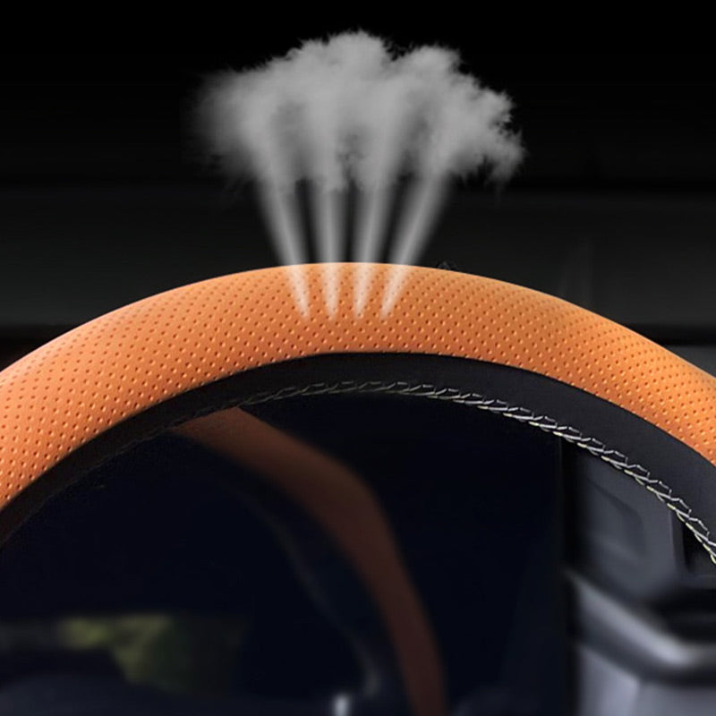 🖤Black Friday Specials:🎁 50% OFF💖Breathable Non-Slip Ultra-Thin Steering Wheel Cover