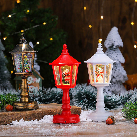 🎅Xmas Sales - 50% OFF🎄Christmas Luminous Snow Night Light with Music