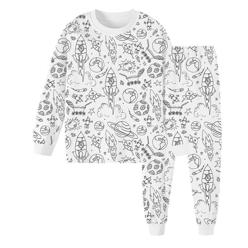 DIY Cartoon Colorable Pajamas for Kids