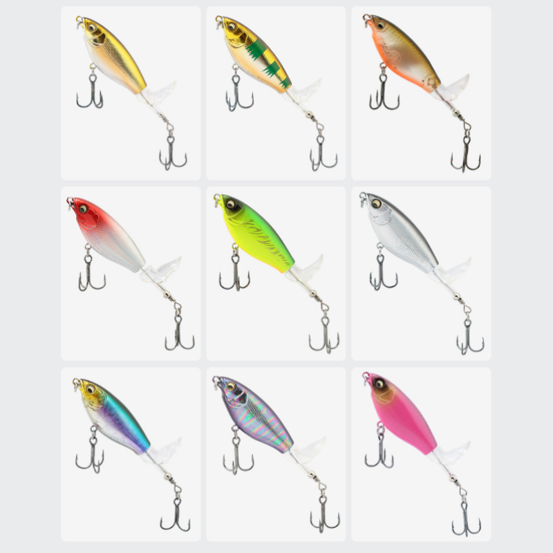 🎣🎉Last Sale 50% OFF🐠6.5g/12g propeller surface lure bionic fish hook🎣