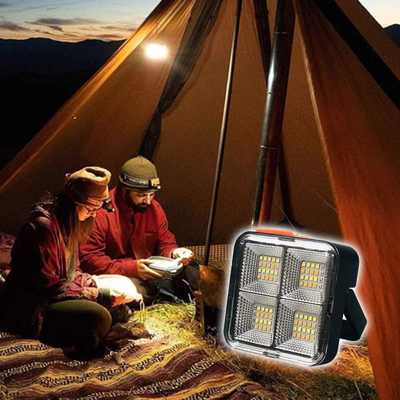🔥Limited-time offer-Portable Solar Work Light with 4 Lighting Modes