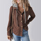 Women's Casual Hooded Jacket with Pockets