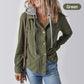 Women's Casual Hooded Jacket with Pockets