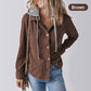 Women's Casual Hooded Jacket with Pockets