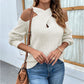 Long Sleeve Off-Shoulder Crossover Sweater
