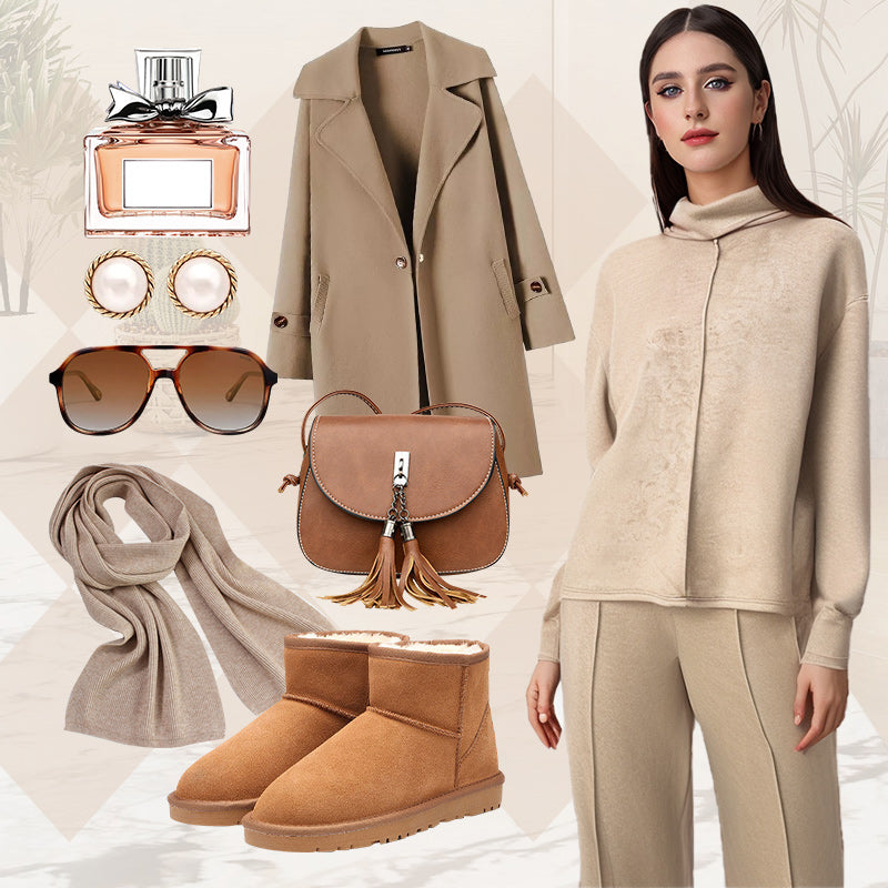 🔥Limited-time offer-Women's Casual Loose Knit 2-Piece Set