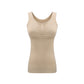 Women's Seamless Tank Top with Built-In Bra