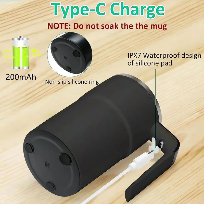 🔥Limited-time offer-Rechargeable Automatic Magnetic Stirring Coffee Mug Set