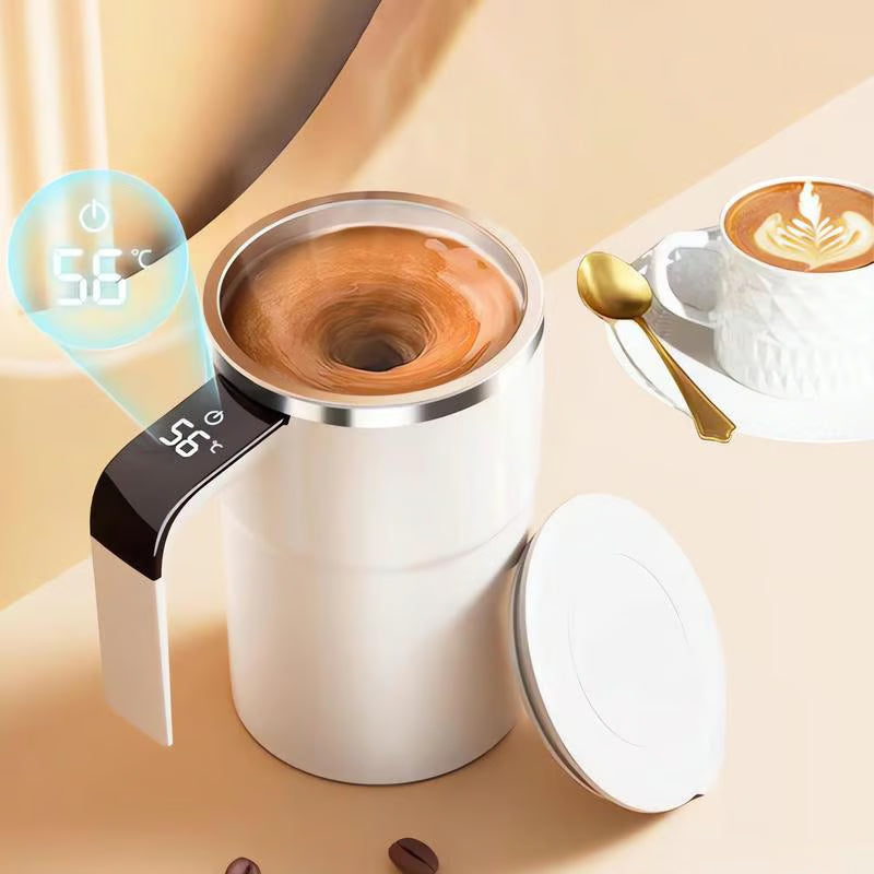 🔥Limited-time offer-Rechargeable Automatic Magnetic Stirring Coffee Mug Set