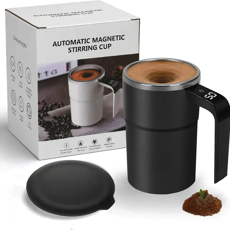🔥Limited-time offer-Rechargeable Automatic Magnetic Stirring Coffee Mug Set