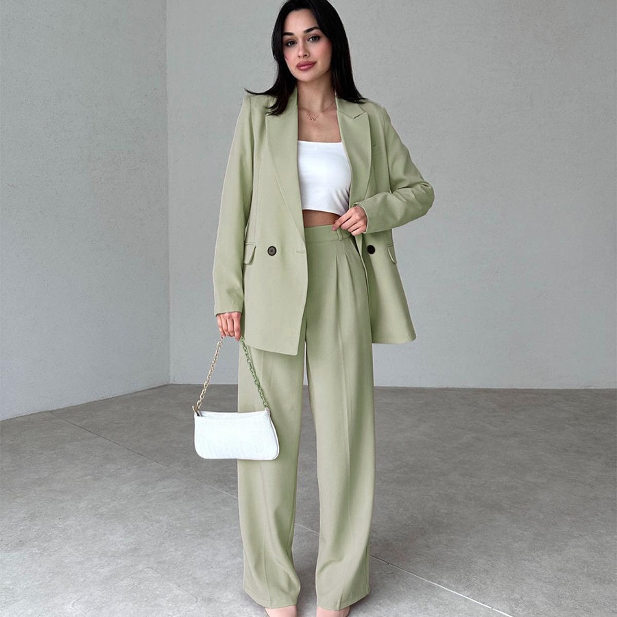 🔥HOT SALE 🔥Women's Long 2-Piece Blazer Suit Set
