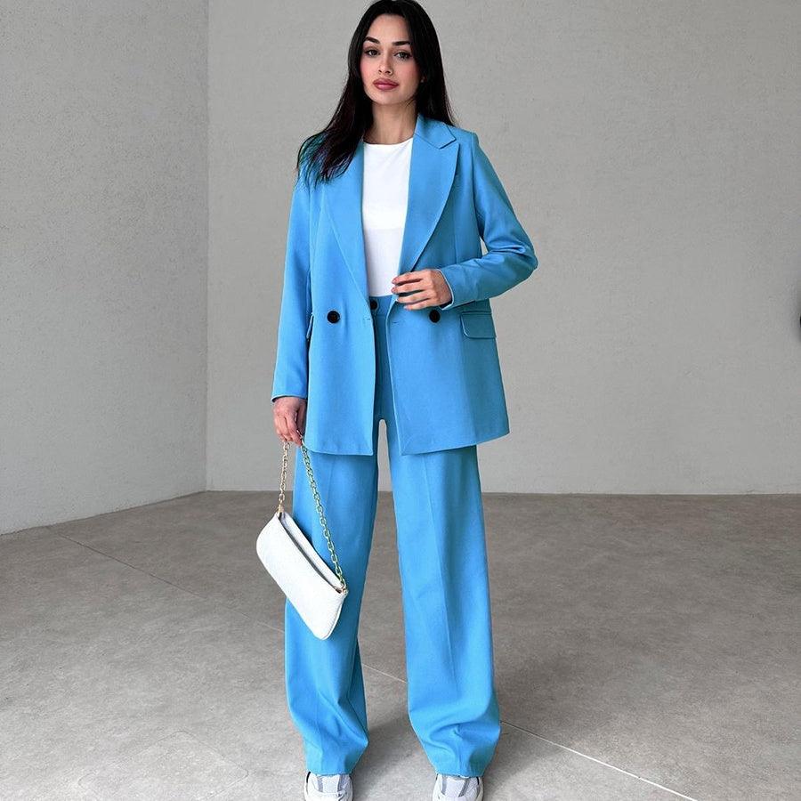 🔥HOT SALE 🔥Women's Long 2-Piece Blazer Suit Set