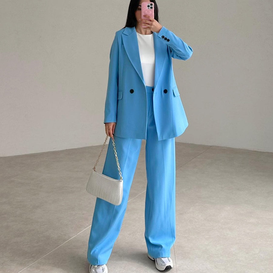 🔥HOT SALE 🔥Women's Long 2-Piece Blazer Suit Set