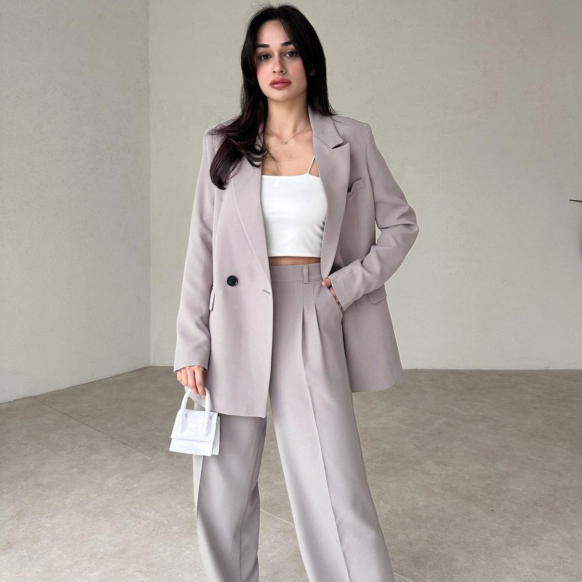 🔥HOT SALE 🔥Women's Long 2-Piece Blazer Suit Set