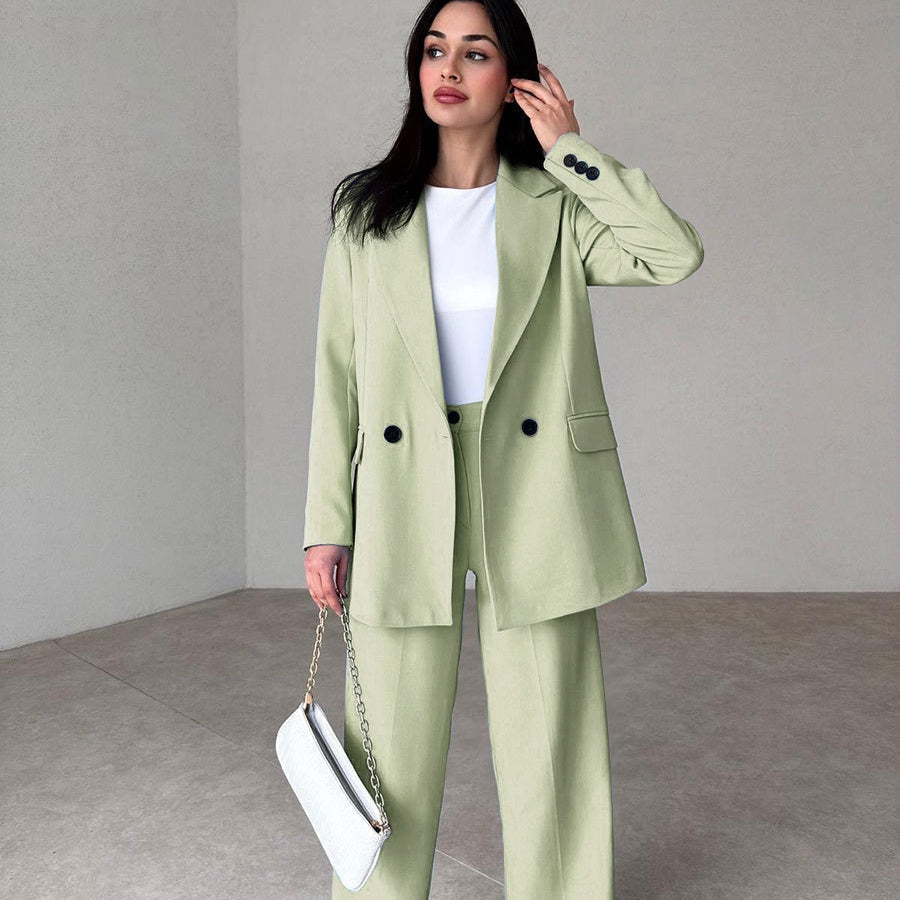 🔥HOT SALE 🔥Women's Long 2-Piece Blazer Suit Set