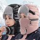 Women's Windproof Warm Hat With Face Mask