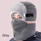 Women's Windproof Warm Hat With Face Mask