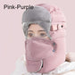 Women's Windproof Warm Hat With Face Mask