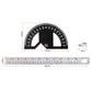 Protractor Angle Ruler with 0-180° Adjustable