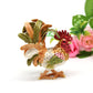 Metal Enamel Craft Lucky Zodiac Rooster Ornament