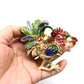 Metal Enamel Craft Lucky Zodiac Rooster Ornament